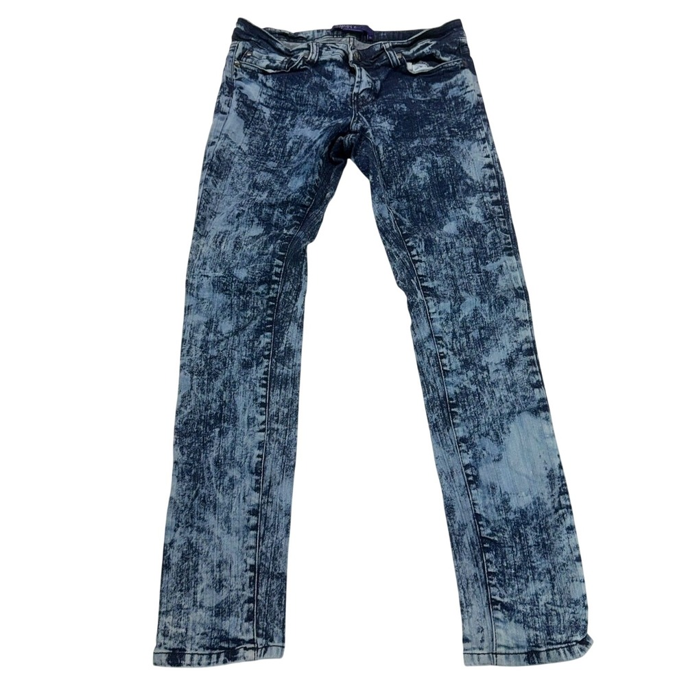 Miley Cyrus x Max Azria Jeans Womens 11 Blue Acid Washed Denim Straight Leg Rare